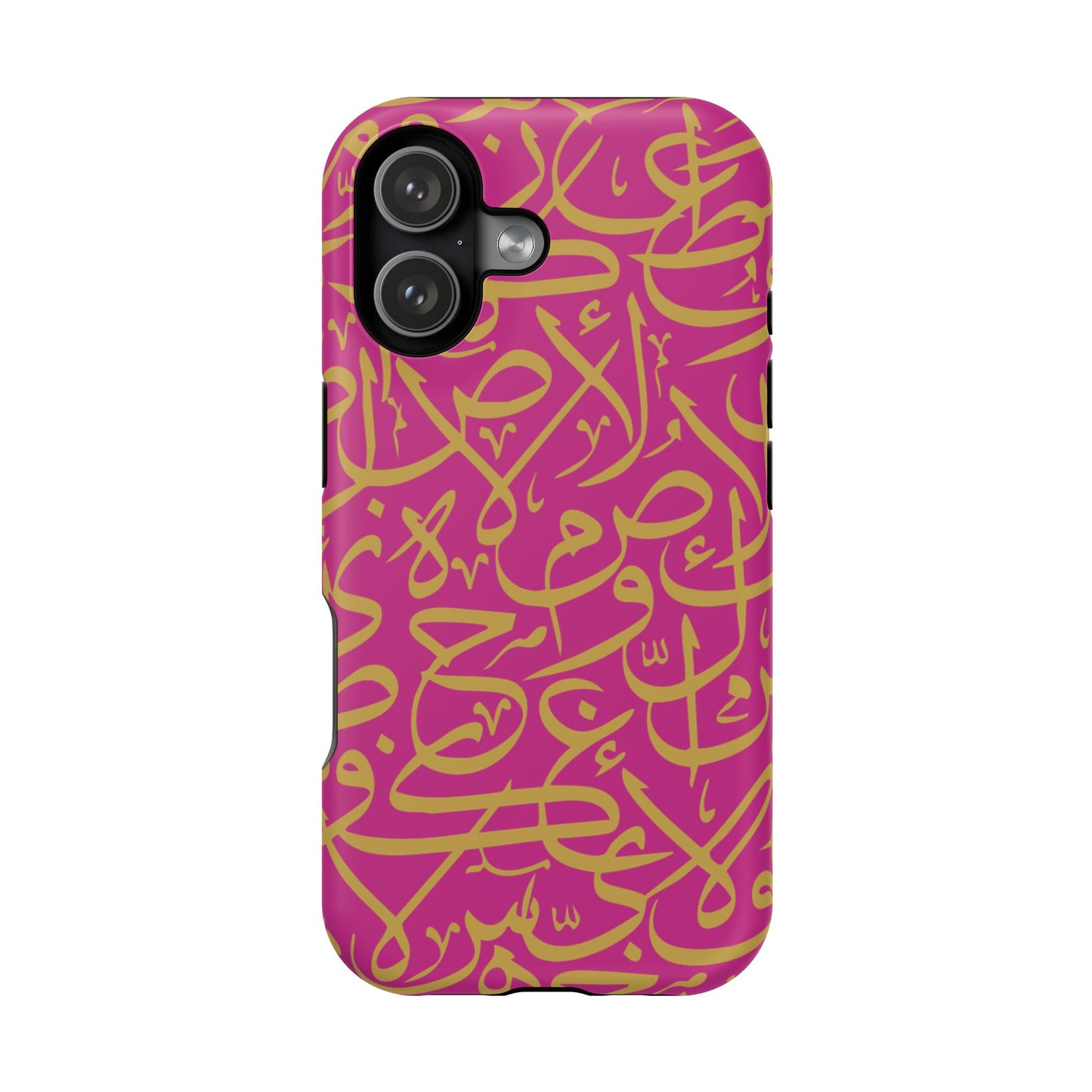Pink and Gold Arabic Letters  Iphone Magnetic Tough Cases