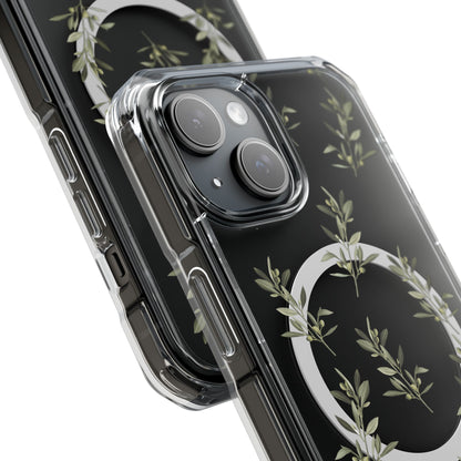 Olive Branch  MagSafe Clear Phone Case