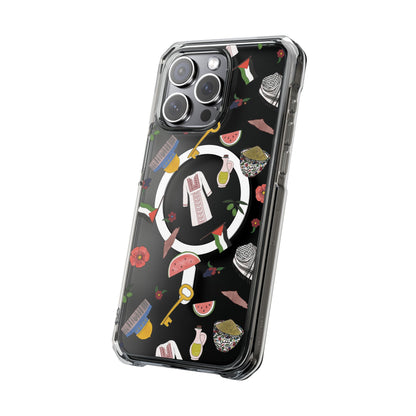 Palestinian Symbols MagSafe Clear Phone Case