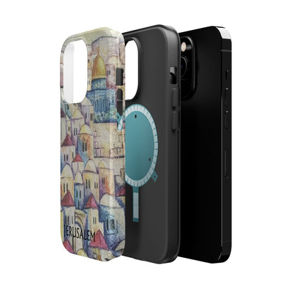 Jerusalem city  Iphone Magnetic Tough Cases
