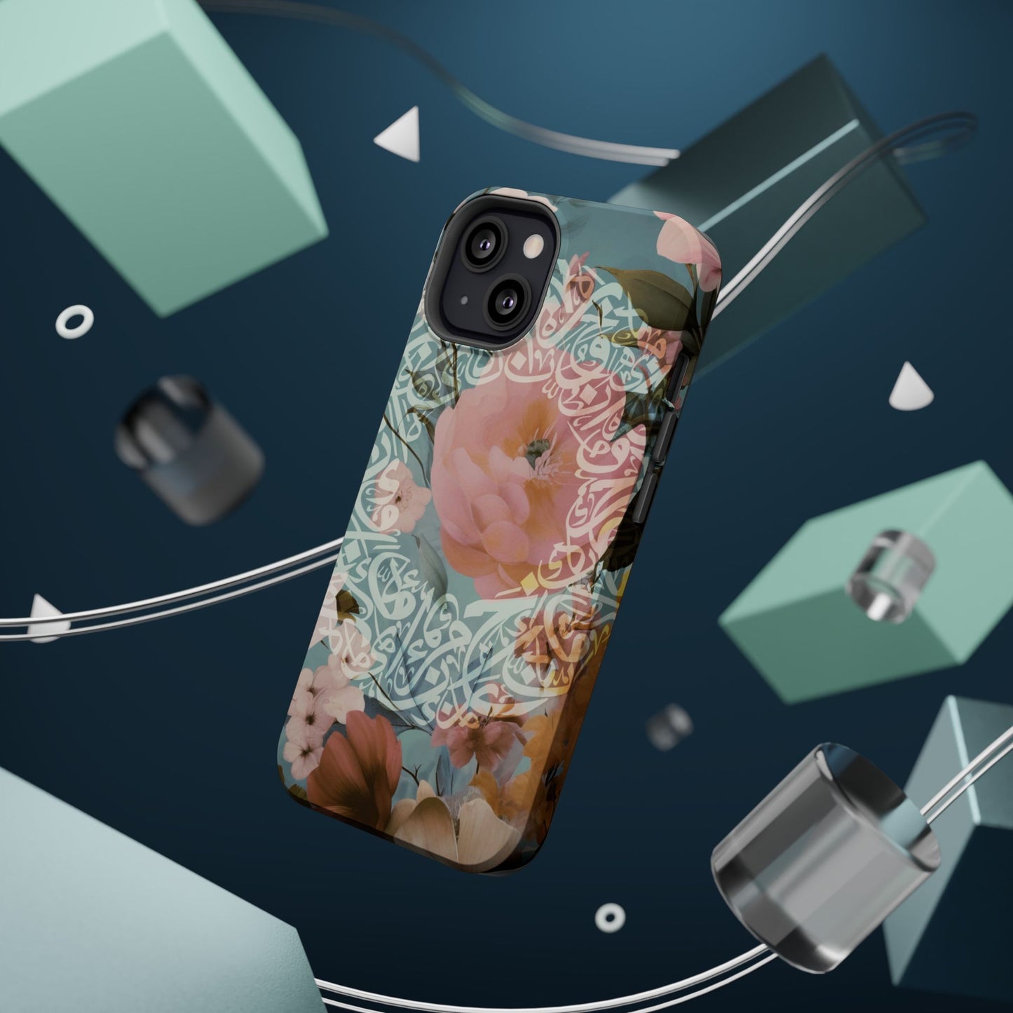 Arabic Floral Design  - Iphone Magnetic Tough Cases