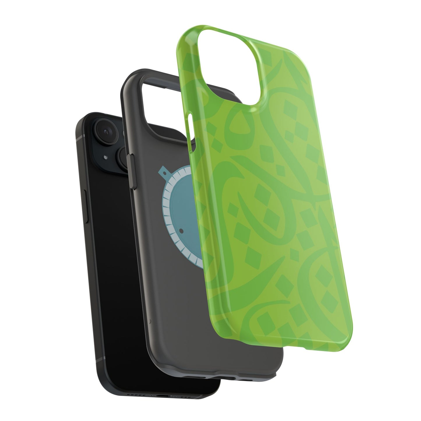 Green calligraphy Design - Iphone Magnetic Tough Case
