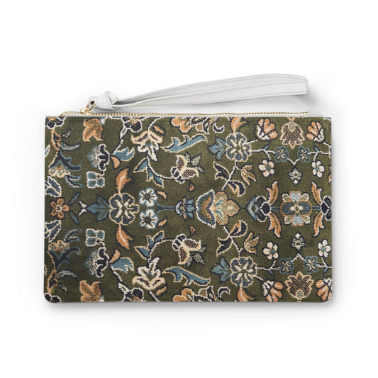 Large* Rawdah Design Themed Clutch Bag, Stylish Purse