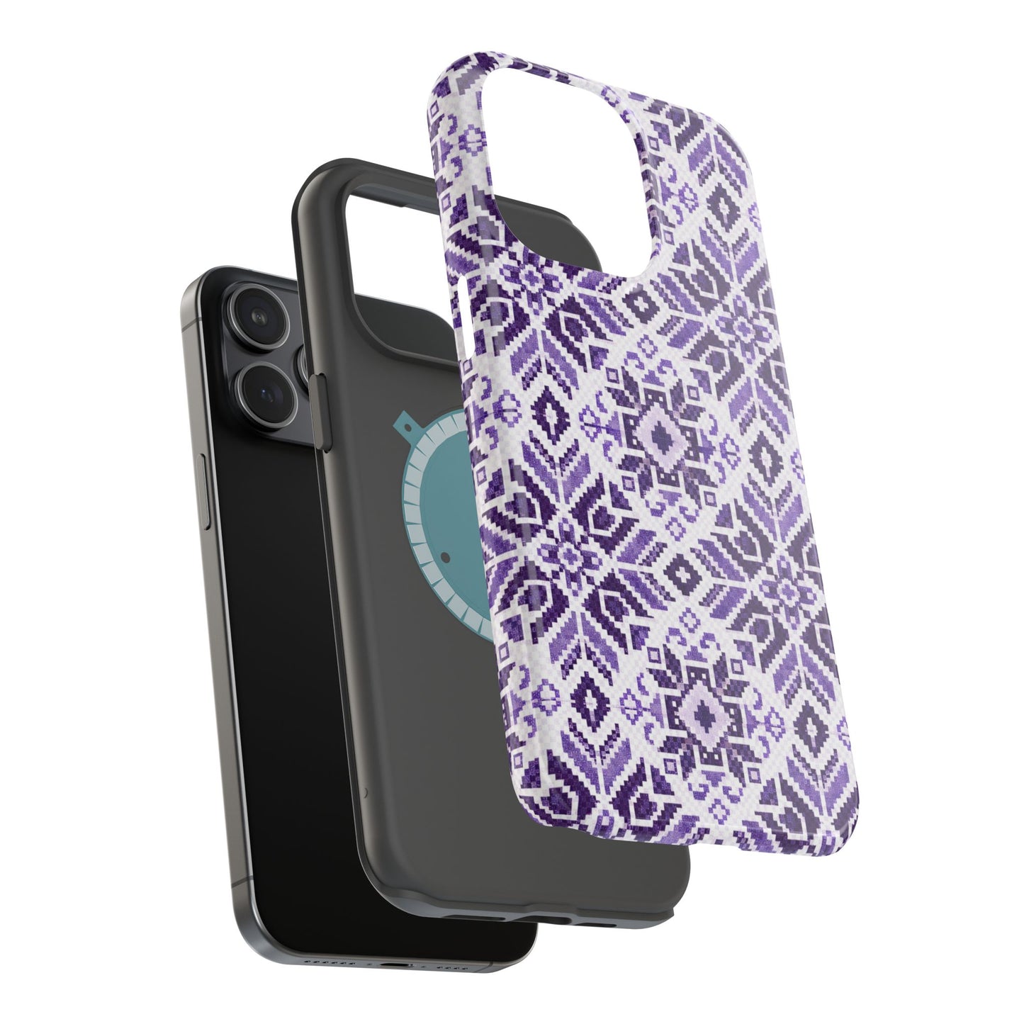 Purple Tatriz  Design - Iphone Magnetic Tough Case