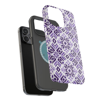 Purple Tatriz  Design - Iphone Magnetic Tough Case