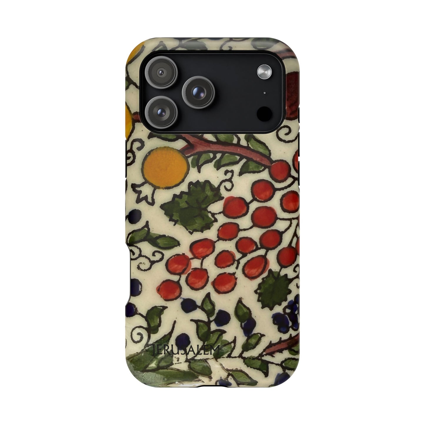 Jerusalem City Fruits Design Iphone Magnetic Tough Case
