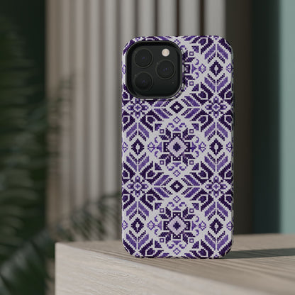 Purple Tatriz  Design - Iphone Magnetic Tough Case