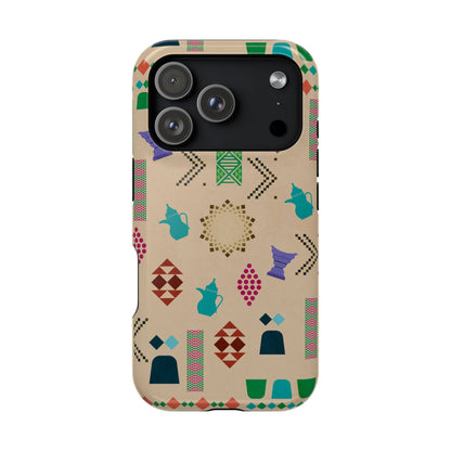 Arabian symbols  Design - Iphone Magnetic Tough Case