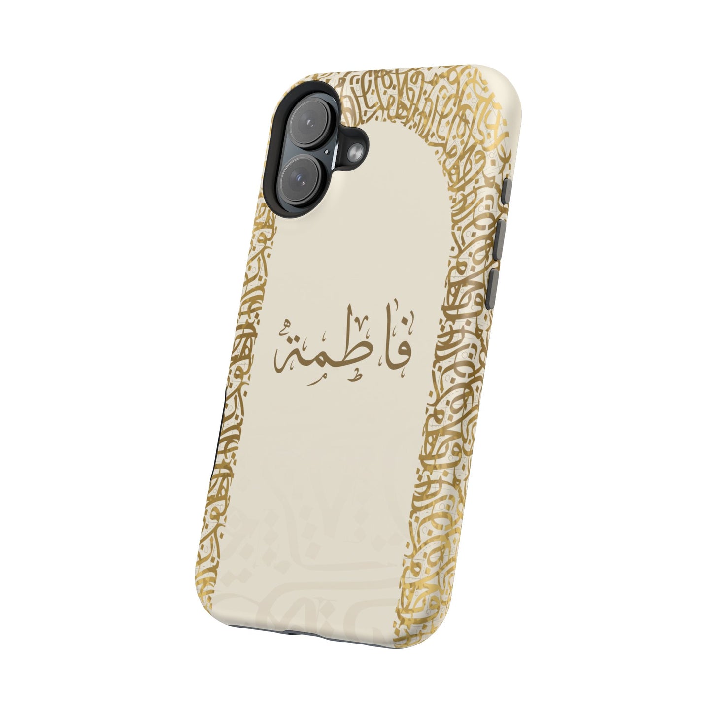 Personalized Arabic Calligraphy - IPhone Magnetic Impact-Resistant Cases - Golden Arabic Letters  Design