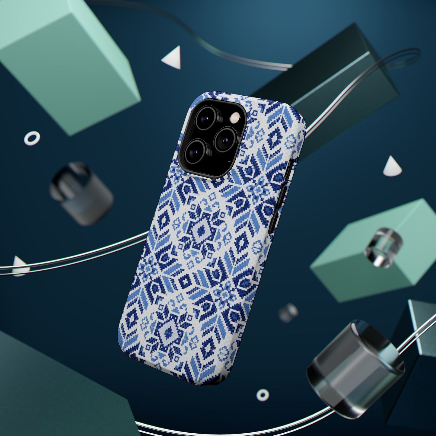 Blue Tatriz  Design - Iphone Magnetic Tough Case