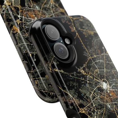 Al Madina Munawarah from Space - City of Lights- Iphone Magnetic Tough Cases
