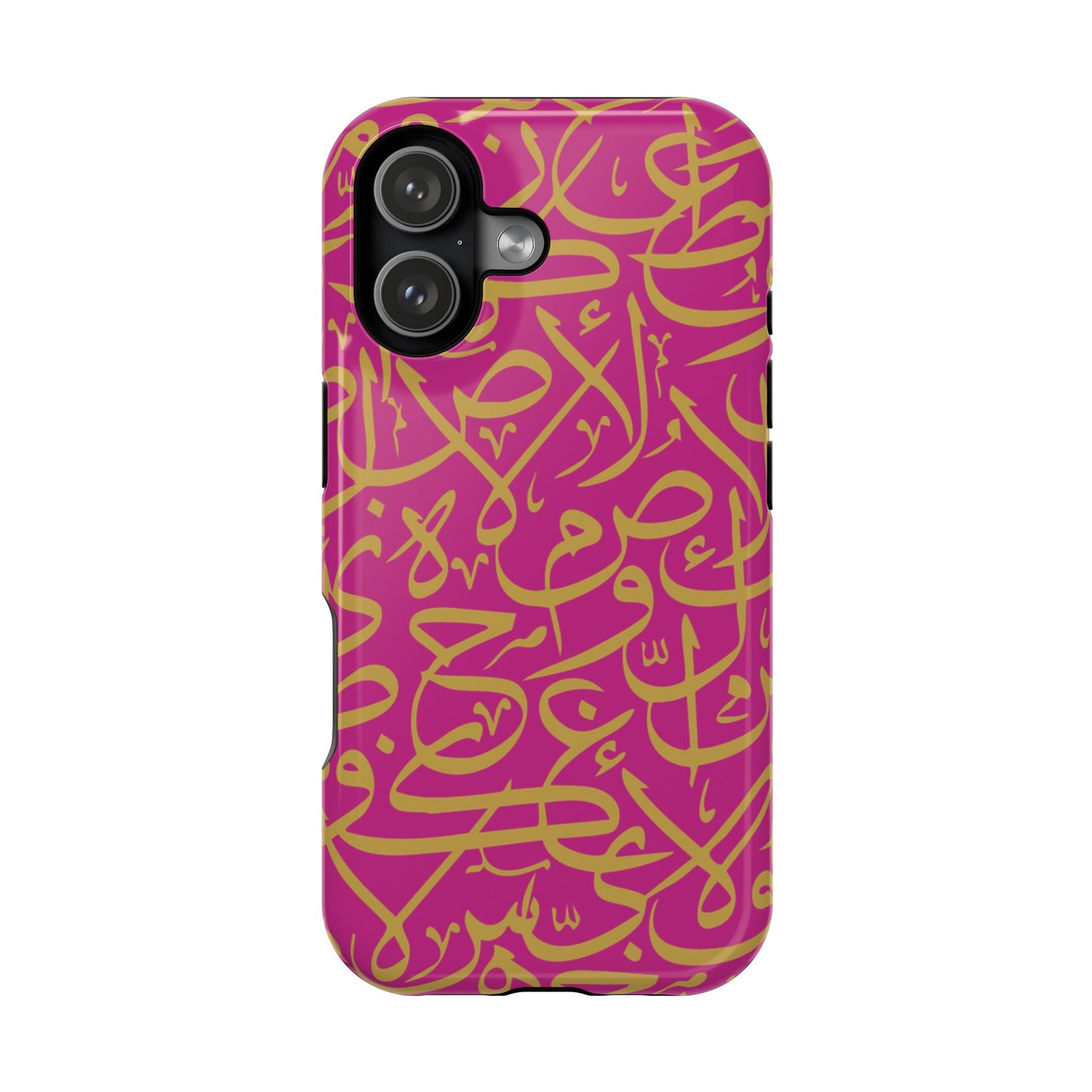Pink and Gold Arabic Letters  Iphone Magnetic Tough Cases