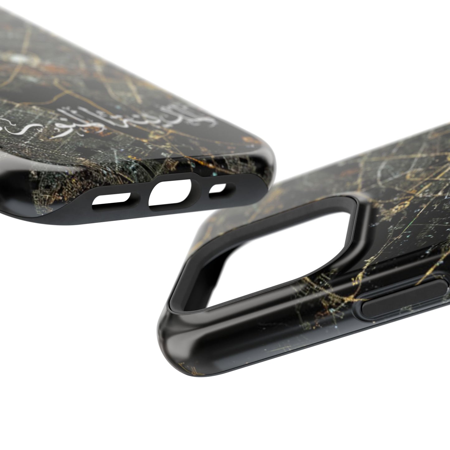 Al Madina Munawarah from Space - City of Lights- Iphone Magnetic Tough Cases