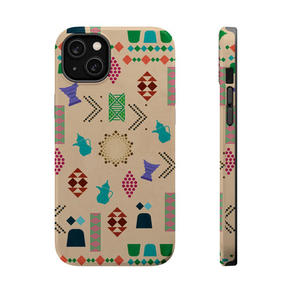 Arabian symbols  Design - Iphone Magnetic Tough Case