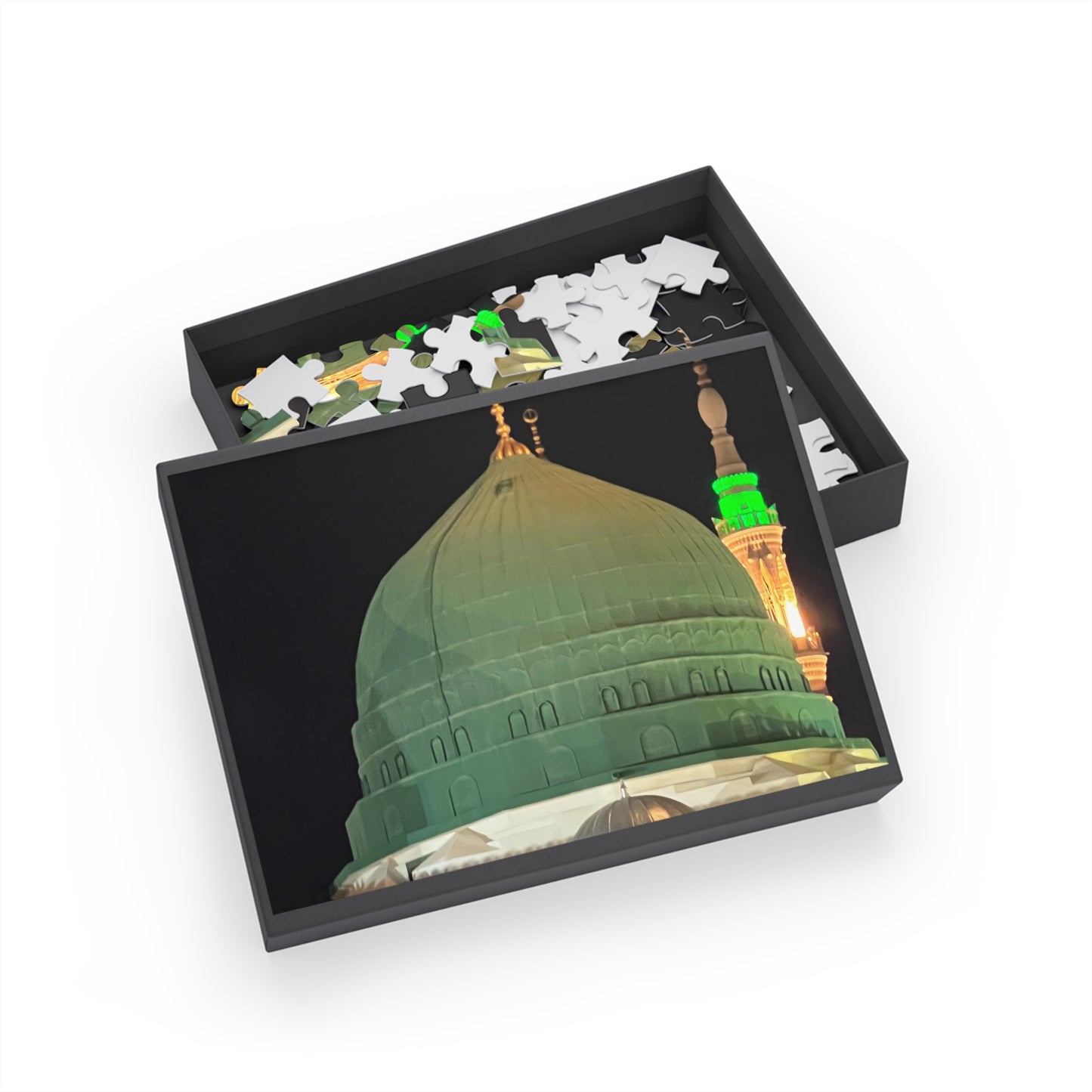 Green Dome Colorful Mosaic Puzzle (1000-Piece) - Beautiful Architectural Design
