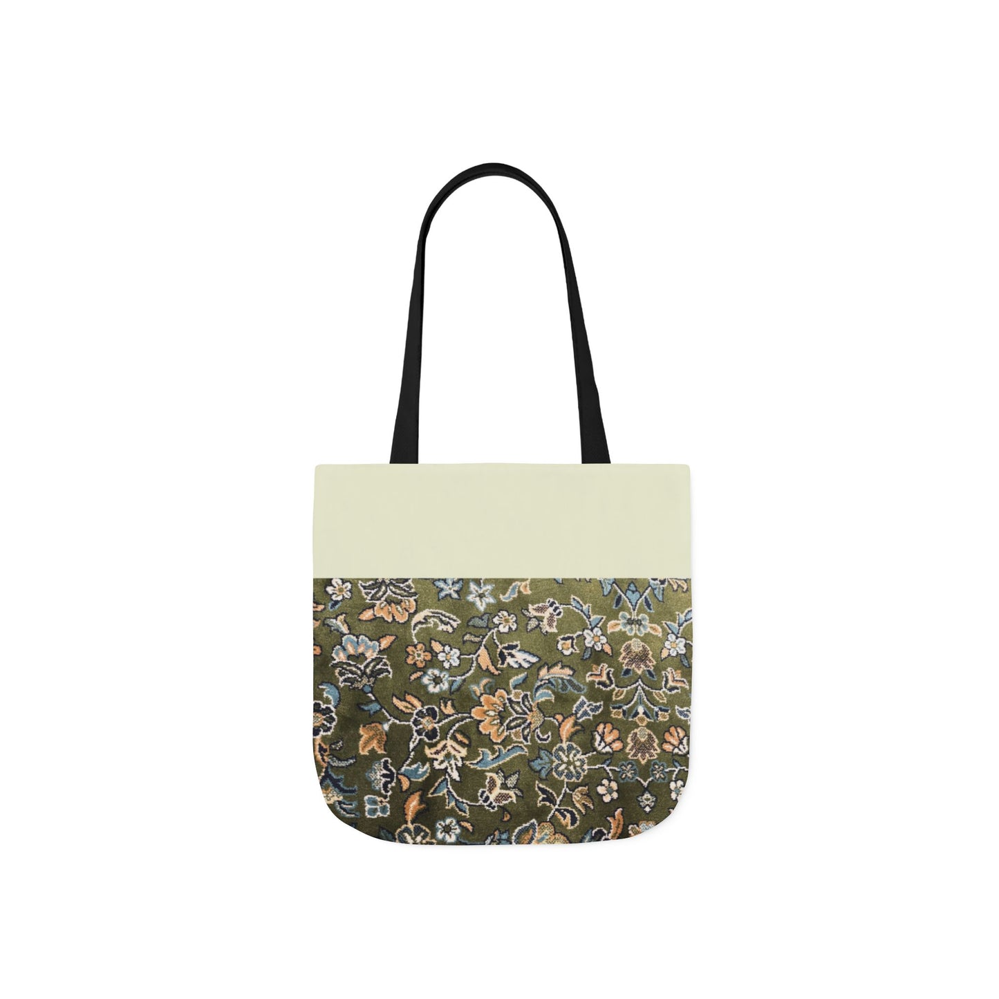 Rawdah Canvas Tote Bag, 3-Color Straps