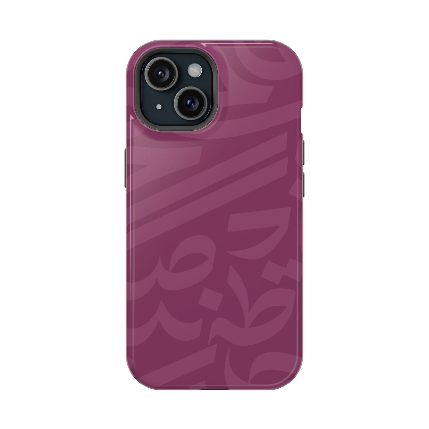 Pink calligraphy Design - Iphone Magnetic Tough Case