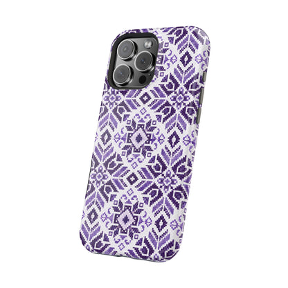 Purple Tatriz  Design - Iphone Magnetic Tough Case