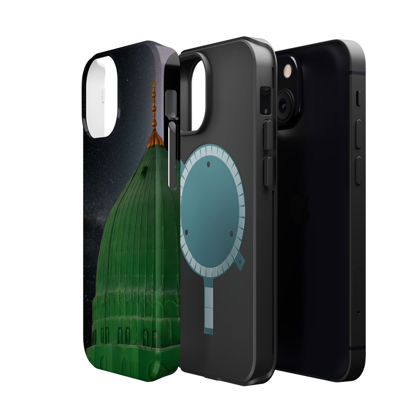 Green Dome  Design Iphone Magnetic Tough Cases