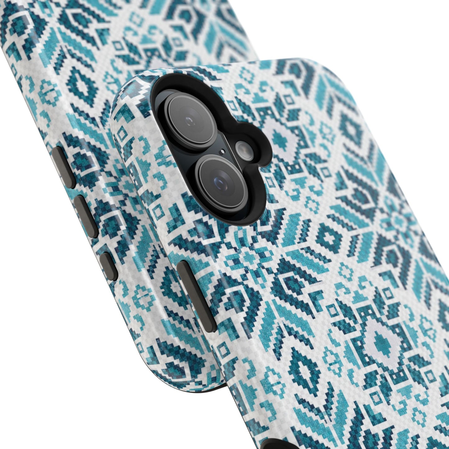 Teal Tatriz  Design - Iphone Magnetic Tough Case