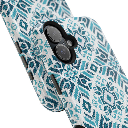 Teal Tatriz  Design - Iphone Magnetic Tough Case