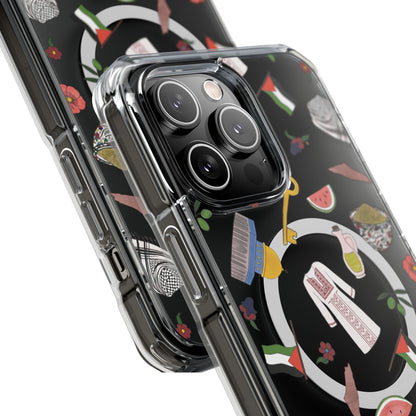 Palestinian Symbols MagSafe Clear Phone Case