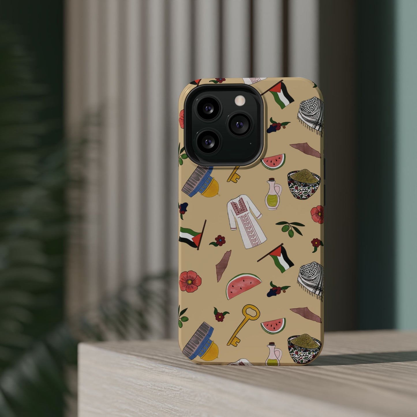 Palestinians Symbols Design - Iphone Magnetic Tough Case