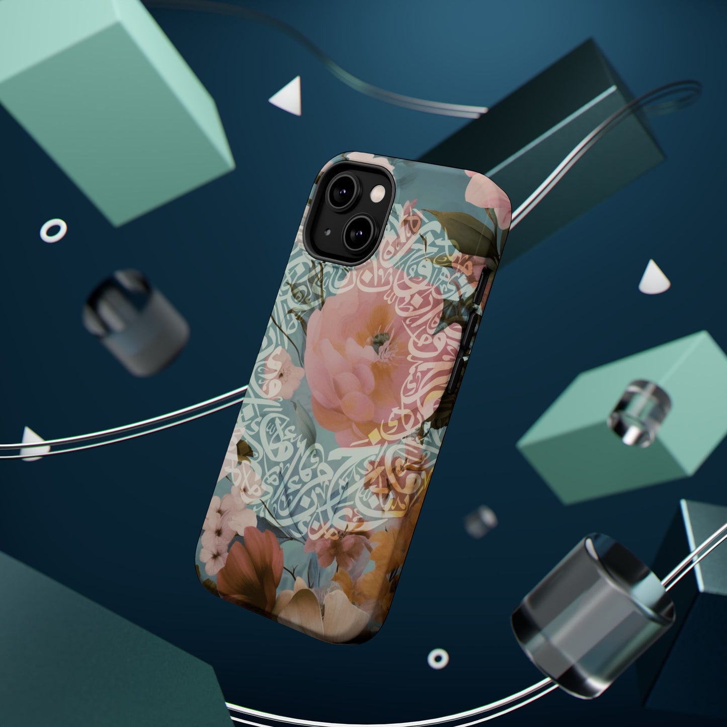 Arabic Floral Design  - Iphone Magnetic Tough Cases