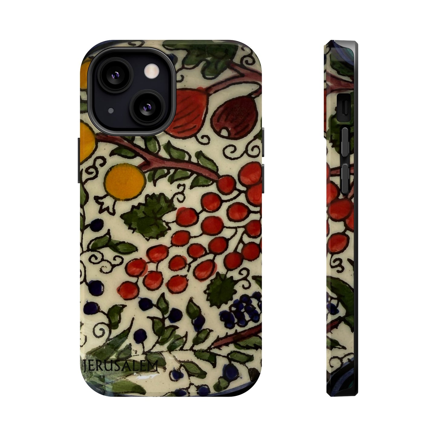 Jerusalem City Fruits Design Iphone Magnetic Tough Case