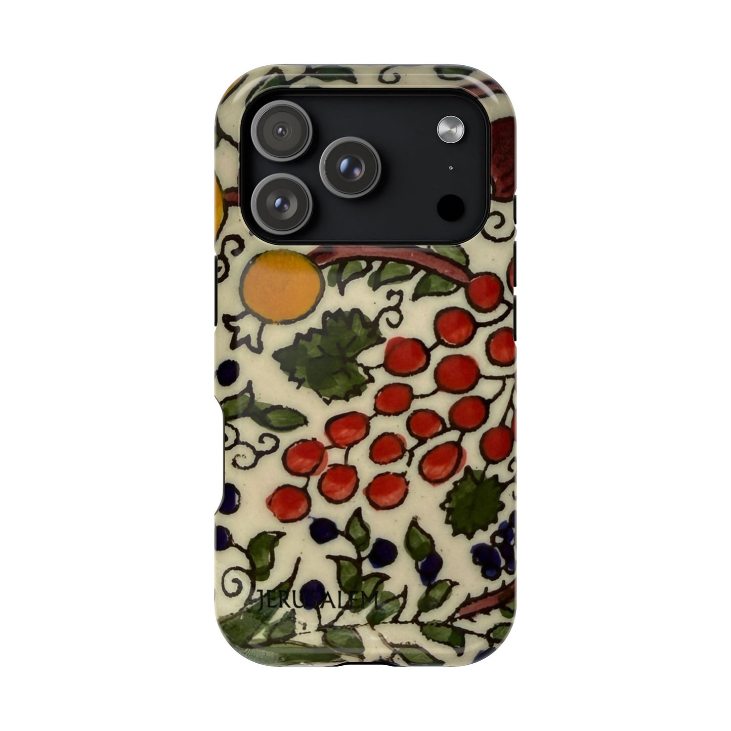 Jerusalem City Fruits Design Iphone Magnetic Tough Case