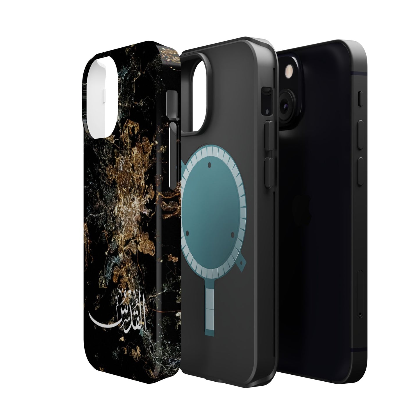 Jerusalem from Space - City of Barakah - Iphone Magnetic Tough Cases