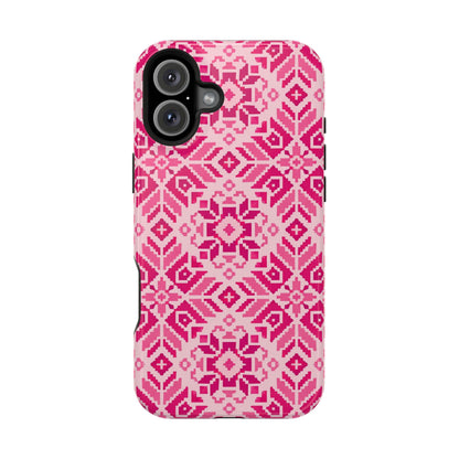 Pink Tatriz  Design - Iphone Magnetic Tough Case