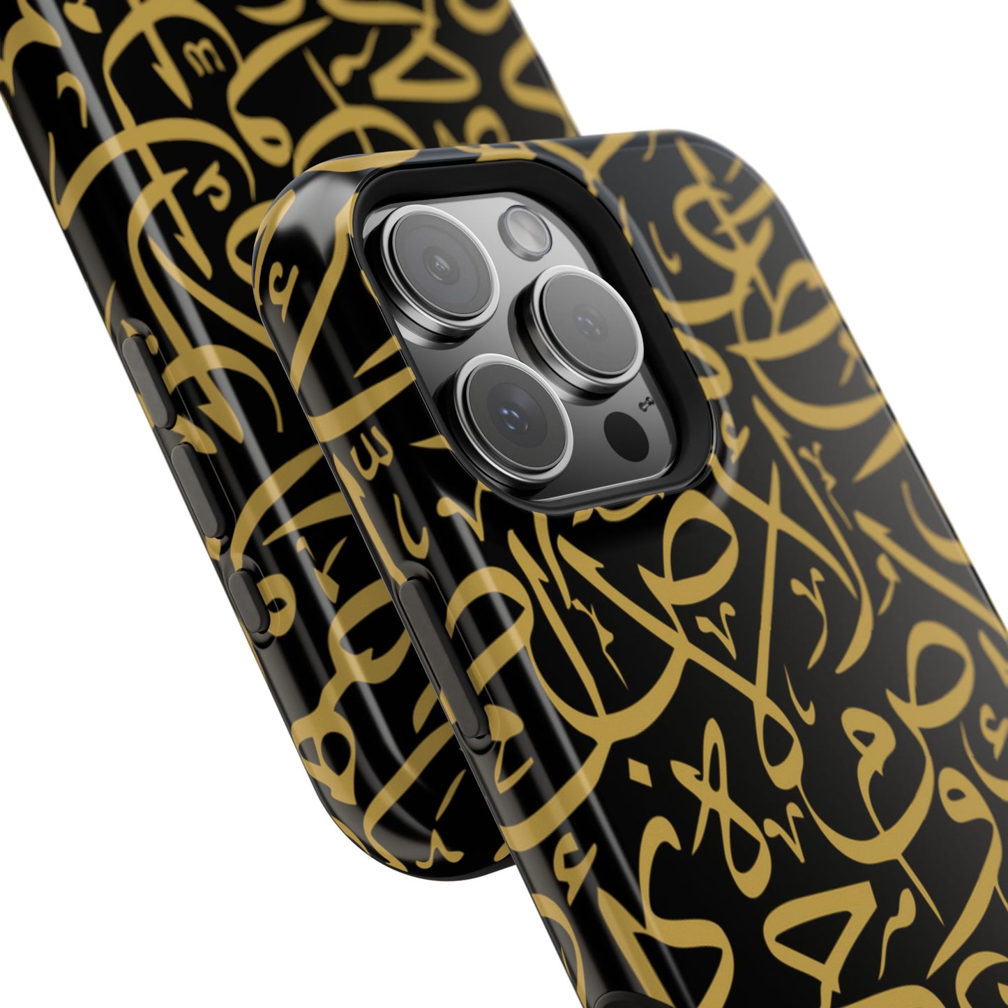 Black and Gold Arabic Letters  Iphone Magnetic Tough Cases