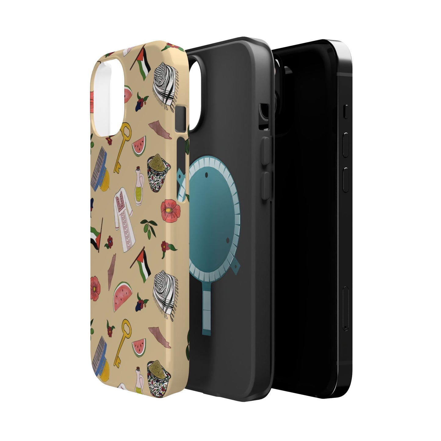 Palestinians Symbols Design - Iphone Magnetic Tough Case