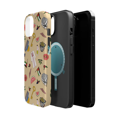 Palestinians Symbols Design - Iphone Magnetic Tough Case