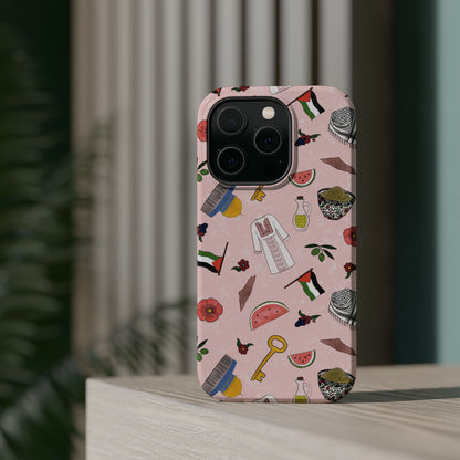 Palestinians Symbols Design - Iphone Magnetic Tough Case