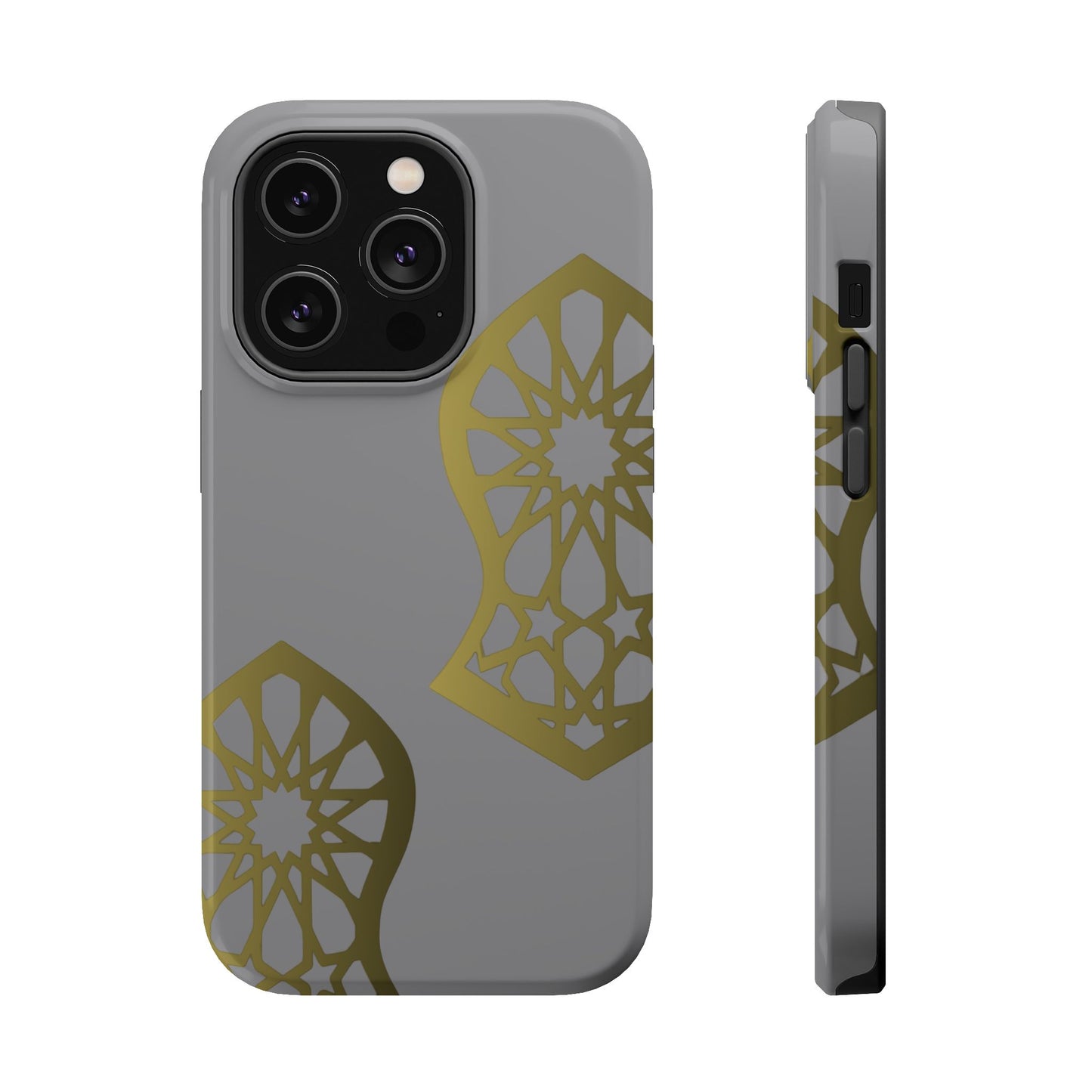 Grey and Gold Sandala Design Iphone Magnetic Tough Cases