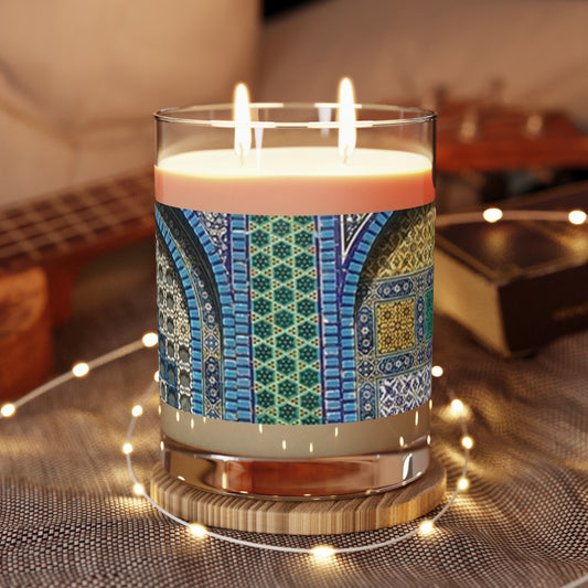 Aqsa Elegant Scented Candle - 11oz Soy Wax, Perfect for Home Decor & Gifts