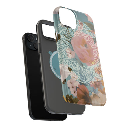 Arabic Floral Design  - Iphone Magnetic Tough Cases