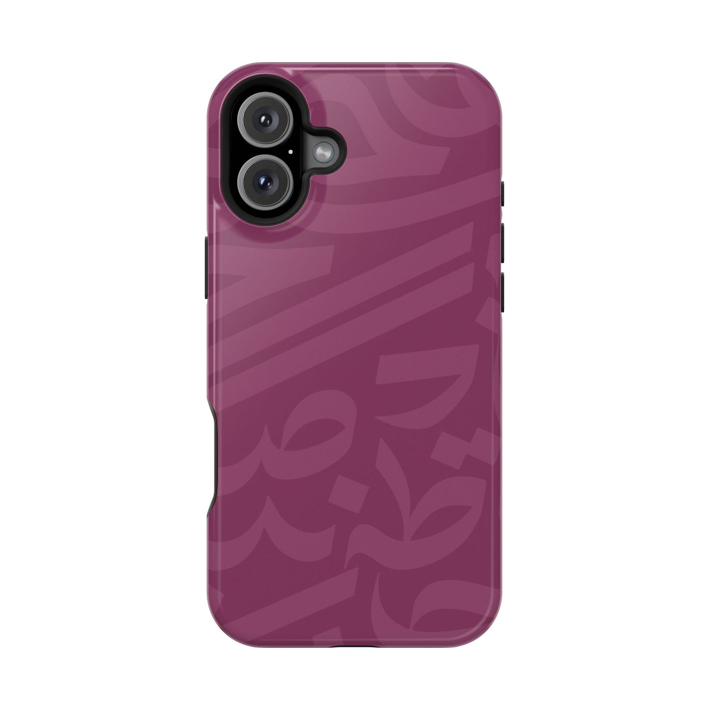 Pink calligraphy Design - Iphone Magnetic Tough Case