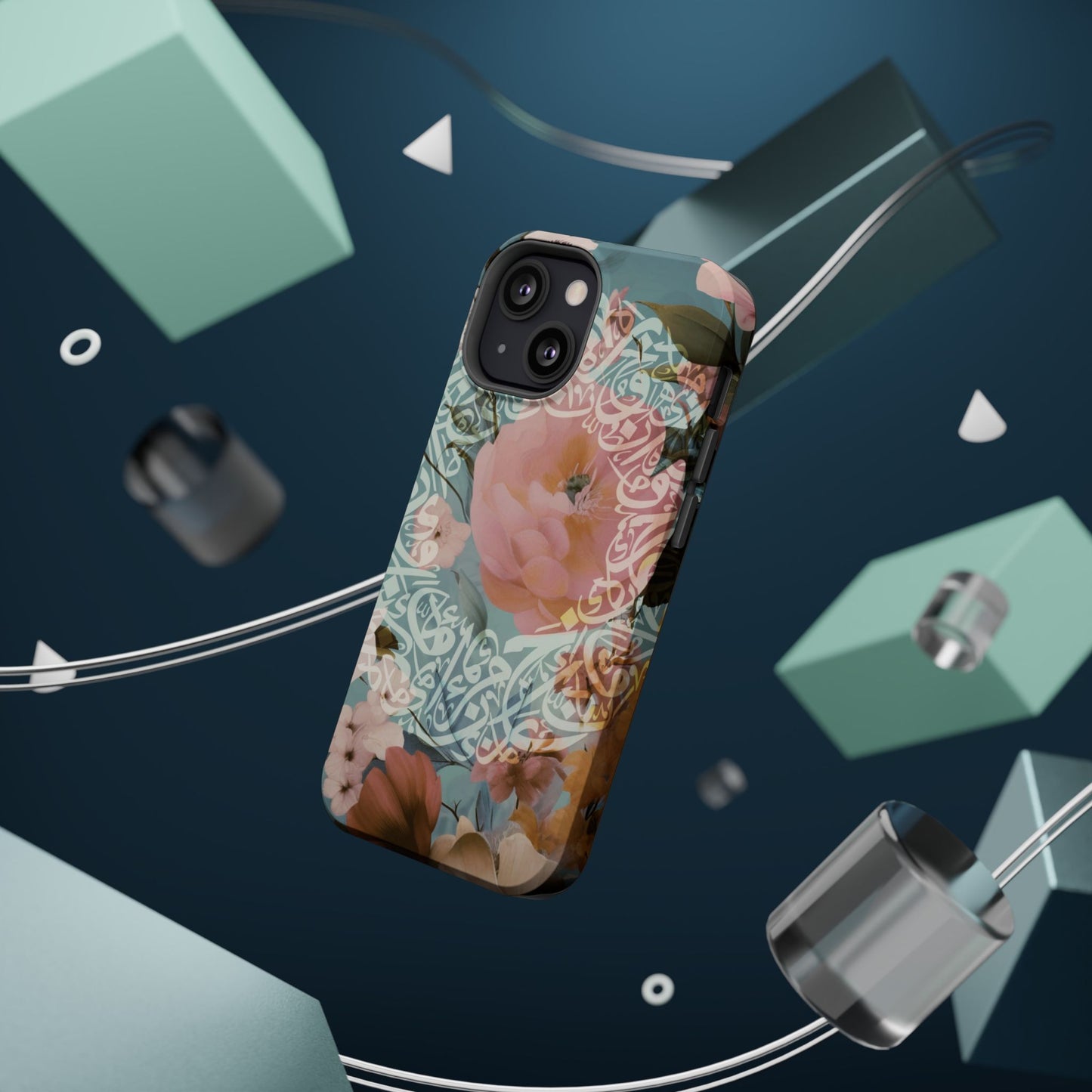 Arabic Floral Design  - Iphone Magnetic Tough Cases