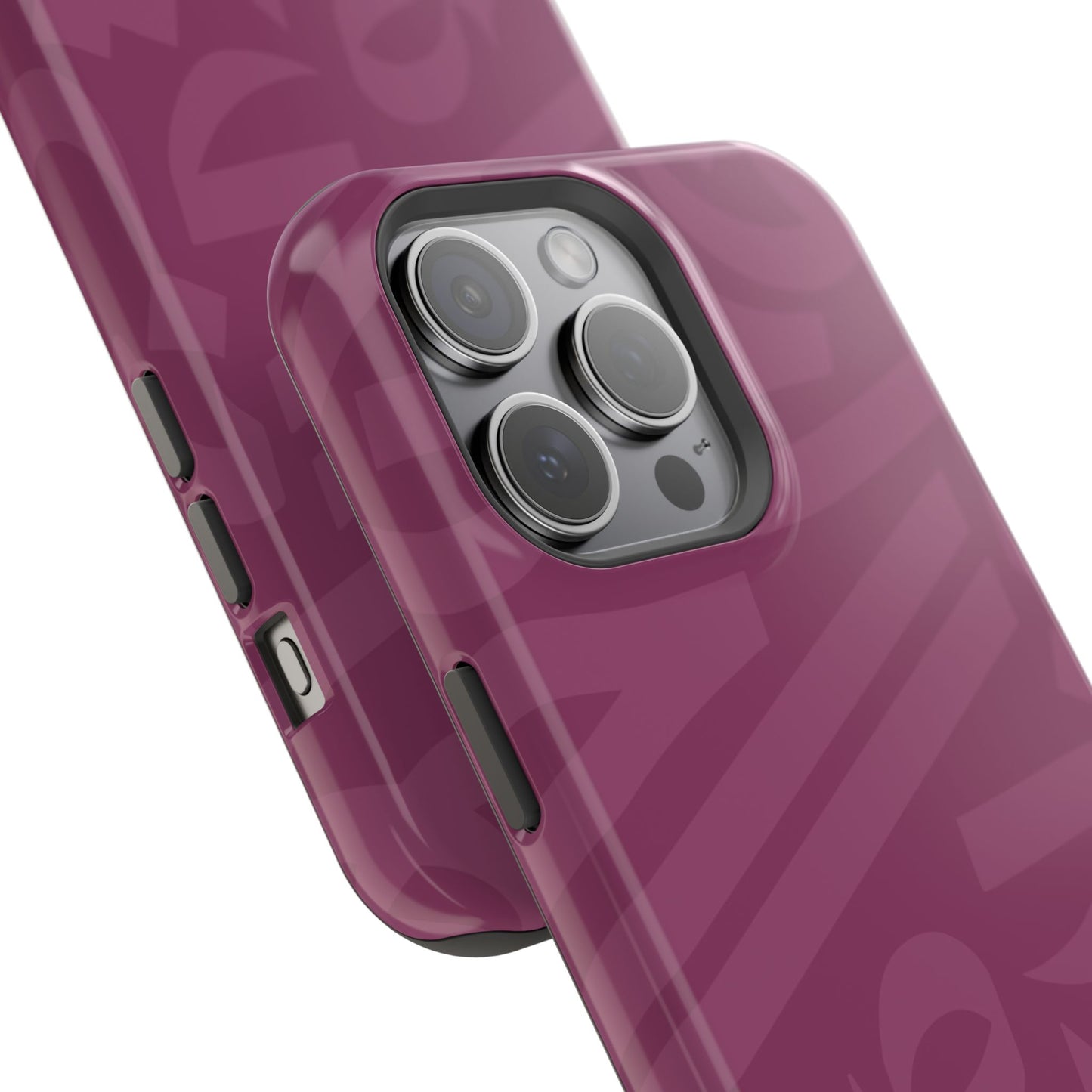 Pink calligraphy Design - Iphone Magnetic Tough Case