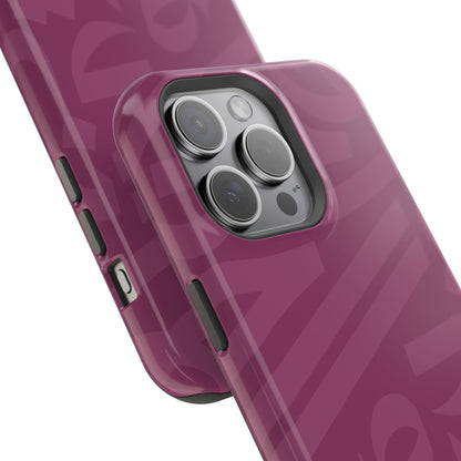 Pink calligraphy Design - Iphone Magnetic Tough Case