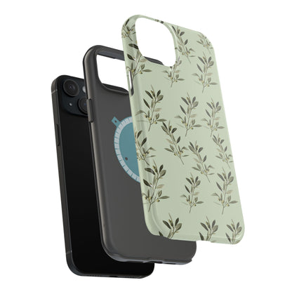 Olive 🫒 branches  - Iphone Magnetic Tough Case