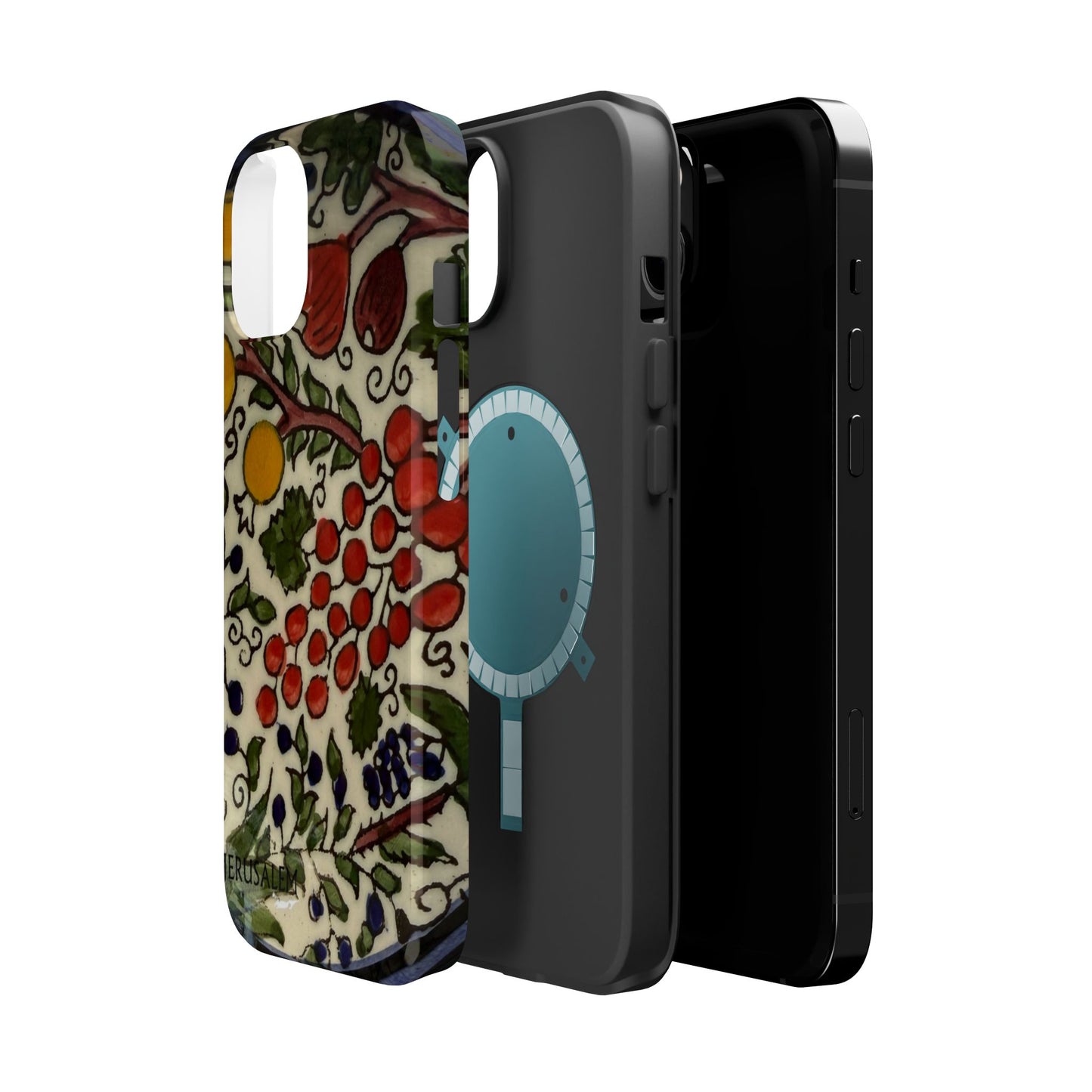 Jerusalem City Fruits Design Iphone Magnetic Tough Case