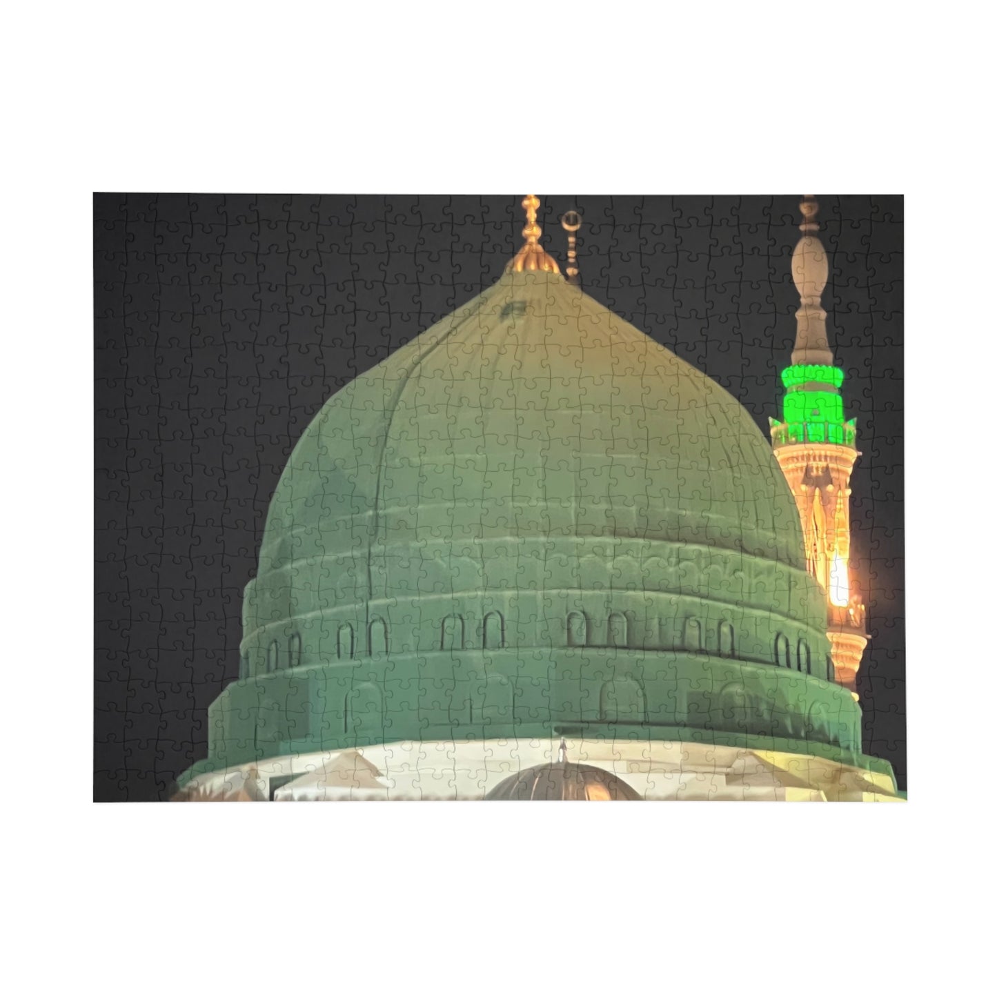 Green Dome Colorful Mosaic Puzzle (1000-Piece) - Beautiful Architectural Design