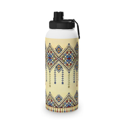 Tatreez Stylish Stainless Steel Water Bottle with Sports Lid