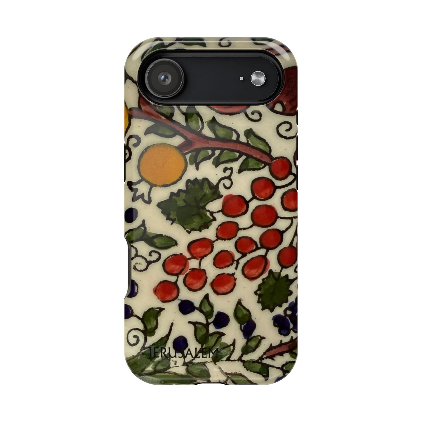 Jerusalem City Fruits Design Iphone Magnetic Tough Case