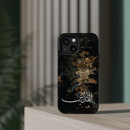 Jerusalem from Space - City of Barakah - Iphone Magnetic Tough Cases