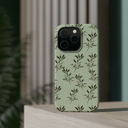 Olive 🫒 branches  - Iphone Magnetic Tough Case